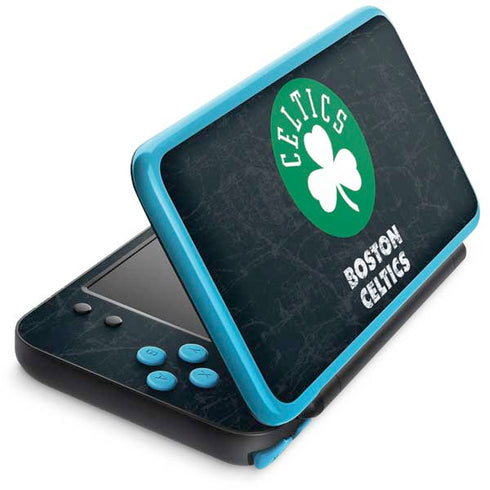 NBA Boston Celtics Black Secondary Logo Nintendo Skins