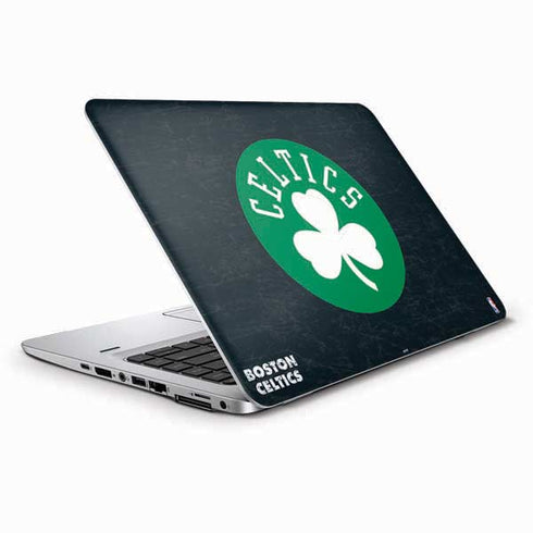NBA Boston Celtics Black Secondary Logo HP Elitebook Skin