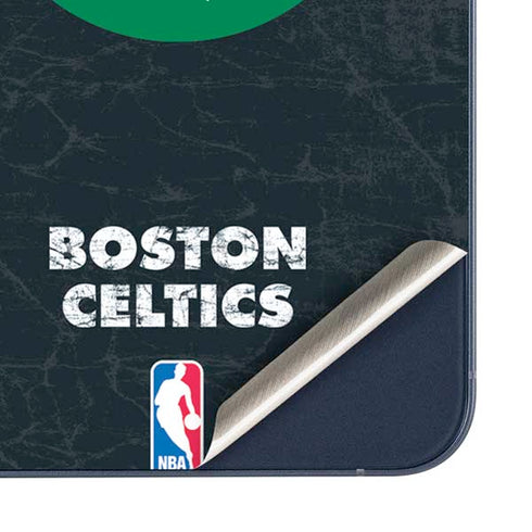 NBA Boston Celtics Black Secondary Logo Galaxy A35 5G Skin