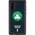 NBA Boston Celtics Black Secondary Logo Galaxy Cases
