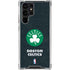 NBA Boston Celtics Black Secondary Logo Galaxy S23 Ultra Clear Case