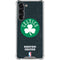 NBA Boston Celtics Black Secondary Logo Galaxy S24 FE Clear Case