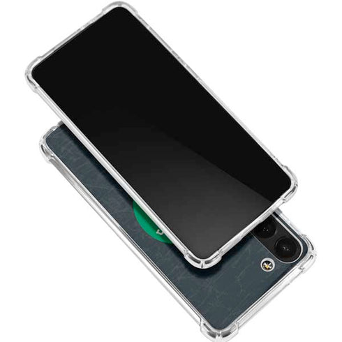 NBA Boston Celtics Black Secondary Logo Galaxy S24 FE Clear Case