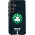 NBA Boston Celtics Black Secondary Logo Galaxy S25 Impact Case