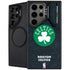NBA Boston Celtics Black Secondary Logo Galaxy Cases