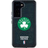 NBA Boston Celtics Black Secondary Logo Galaxy S24 Waterproof Case