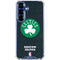 NBA Boston Celtics Black Secondary Logo Galaxy S25 Clear Case