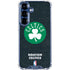NBA Boston Celtics Black Secondary Logo Galaxy S25 Plus Clear Case