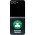 NBA Boston Celtics Black Secondary Logo Galaxy Z Flip6 Skin