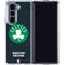 NBA Boston Celtics Black Secondary Logo Galaxy Z Fold5 5G Clear Case