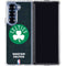 NBA Boston Celtics Black Secondary Logo Galaxy Z Fold6 Clear Case