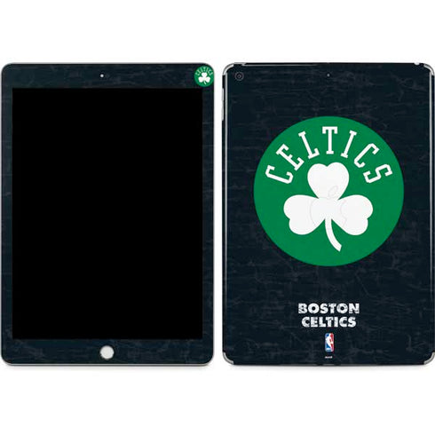 NBA Boston Celtics Black Secondary Logo Apple iPad Skin