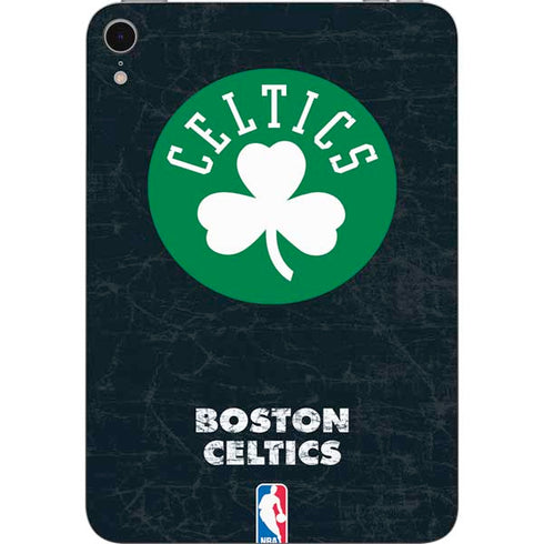 NBA Boston Celtics Black Secondary Logo Apple iPad Mini Skin