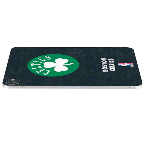 NBA Boston Celtics Black Secondary Logo iPad Pro 13in M4 (2024) Skin
