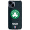 NBA Boston Celtics Black Secondary Logo iPhone 15 Clear Case