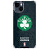 NBA Boston Celtics Black Secondary Logo iPhone 15 Clear Case