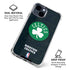 NBA Boston Celtics Black Secondary Logo iPhone 15 Clear Case
