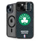 NBA Boston Celtics Black Secondary Logo iPhone 15 Kickstand Case