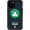 NBA Boston Celtics Black Secondary Logo iPhone 15 Plus Waterproof Case