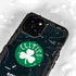 NBA Boston Celtics Black Secondary Logo iPhone 15 Plus Waterproof Case