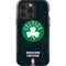 NBA Boston Celtics Black Secondary Logo iPhone 15 Pro Impact Case