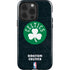 NBA Boston Celtics Black Secondary Logo iPhone 15 Pro Impact Case