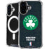 NBA Boston Celtics Black Secondary Logo iPhone 16 MagSafe Case