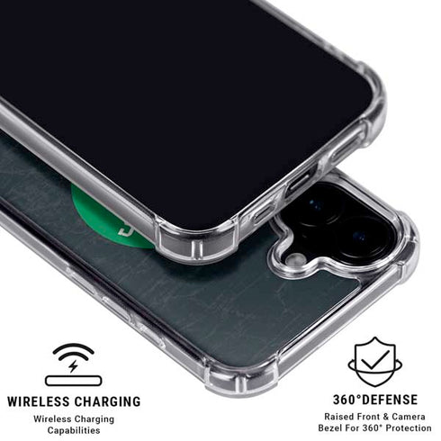 NBA Boston Celtics Black Secondary Logo iPhone 16 MagSafe Case