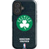 NBA Boston Celtics Black Secondary Logo iPhone 16 Plus Impact Case