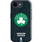 NBA Boston Celtics Black Secondary Logo iPhone 16e Impact Case