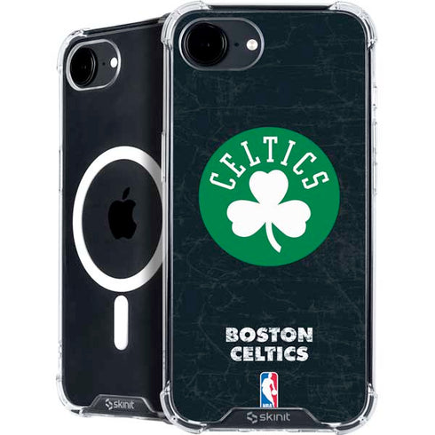 NBA Boston Celtics Black Secondary Logo iPhone 16e MagSafe Case