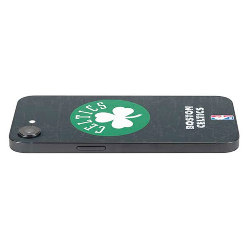 NBA Boston Celtics Black Secondary Logo iPhone 16e Skin
