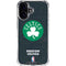 NBA Boston Celtics Black Secondary Logo iPhone 17 Clear Case
