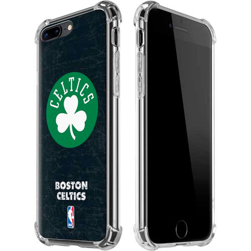 NBA Boston Celtics Black Secondary Logo iPhone Cases