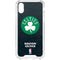 NBA Boston Celtics Black Secondary Logo iPhone XS Clear Case