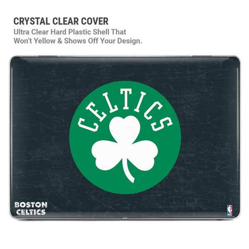 NBA Boston Celtics Black Secondary Logo MacBook Pro 14in (2021-24) Case plus Skin