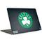 NBA Boston Celtics Black Secondary Logo MacBook Skins