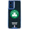 NBA Boston Celtics Black Secondary Logo Moto G 5G (2024) Clear Case