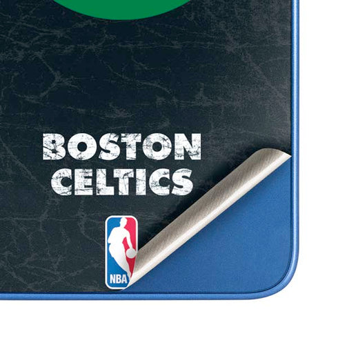 NBA Boston Celtics Black Secondary Logo Moto G Play 4G (2024) Skin