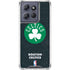 NBA Boston Celtics Black Secondary Logo Moto G Play 5G (2025) Clear Case