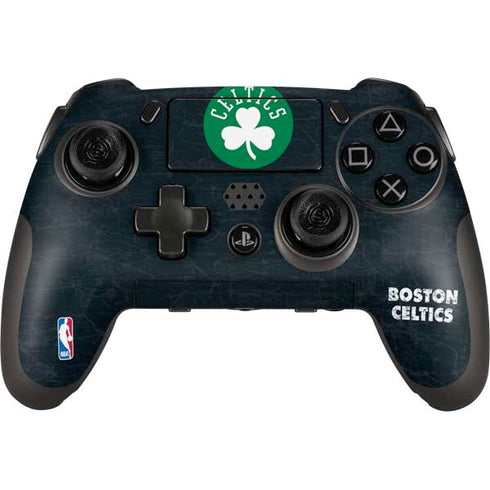 NBA Boston Celtics Black Secondary Logo PlayStation Scuf Vantage 2 Controller Skin