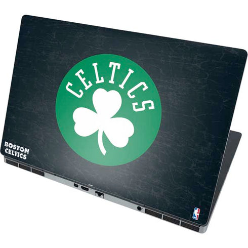 NBA Boston Celtics Black Secondary Logo Dell Precision Skin