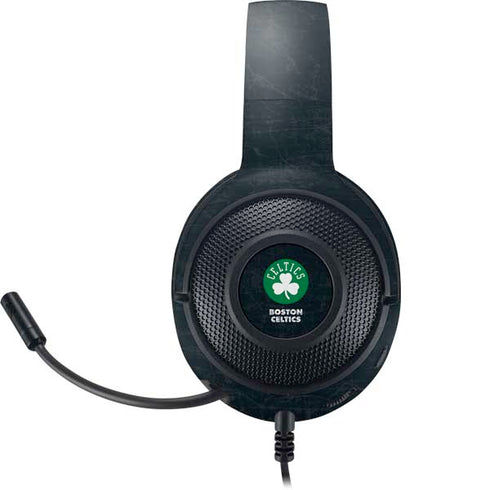 NBA Boston Celtics Black Secondary Logo Razer Kraken X Skin