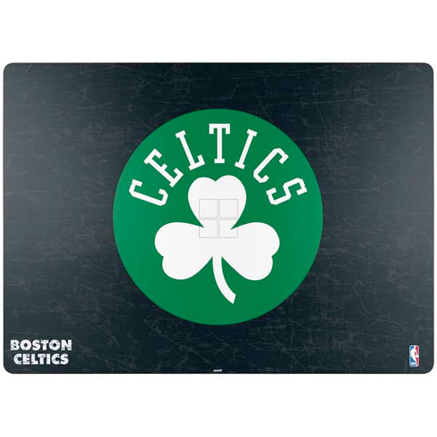 NBA Boston Celtics Black Secondary Logo Surface Laptop 7 13.8in Skin