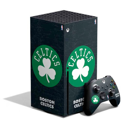 NBA Boston Celtics Black Secondary Logo Xbox Series X Skins
