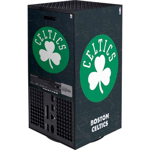 NBA Boston Celtics Black Secondary Logo XBox Series X Digital Edition Bundle Skin