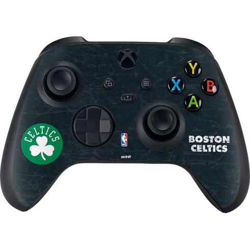 NBA Boston Celtics Black Secondary Logo XBox Series X Digital Edition Bundle Skin
