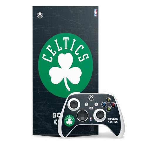 NBA Boston Celtics Black Secondary Logo Xbox Series X Skins