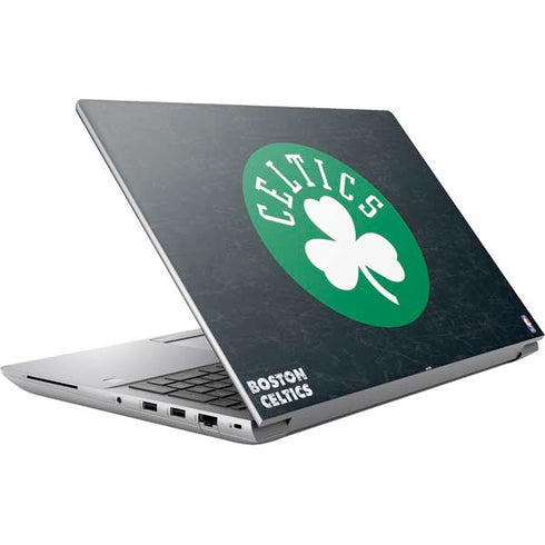 NBA Boston Celtics Black Secondary Logo HP ZBook Fury 16 G10 Skin
