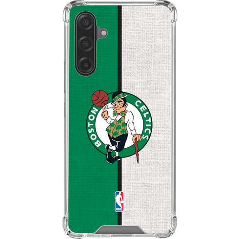 NBA Boston Celtics Canvas Galaxy A17 Clear Case
